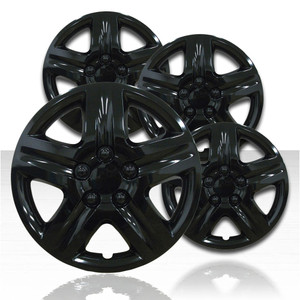 16" 5 Spoke Gloss Black Wheel Covers with Chevy Monte Carlo Style (Set of 4)