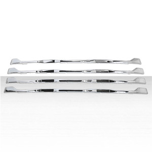 Clip-On Chrome ABS Grille Overlay for 2024-25 Chevrolet Silverado 2500 Custom/LT