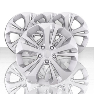 Set of 4 Snap-On Silver 17" Wheel Covers for 2024-2026 Chevrolet Trax LS