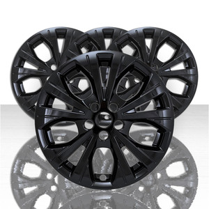 Set of 4 Snap-On Gloss Black 17" Wheel Skins for 2023-2025 Ford Escape Active