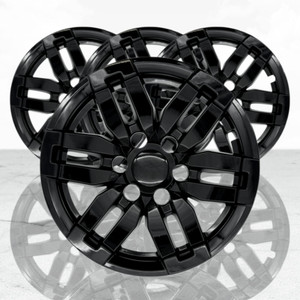 Set of 4 Snap-On Gloss Black 17" Wheel Skins for 2023-2026 Chevrolet Colorado LT
