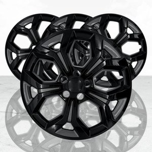 Set of 4 Snap-On Charcoal 17" Wheel Skins for 24-25 Jeep Compass Sport/Latitude