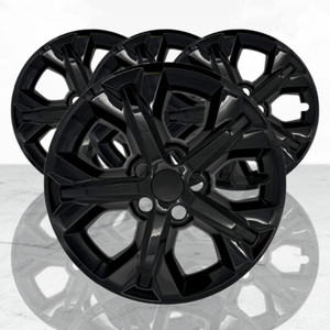 Set of 4 Snap-On Gloss Black 17" Wheel Skins for 2025-2026 Honda HR-V LX