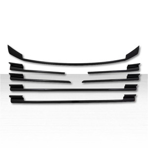 7-Piece Gloss Black ABS Grille Overlay for 2024-2026 Nissan Rogue Platinum/S/SV