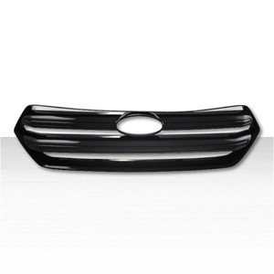 1-Piece Gloss Black ABS Grille Overlay for 2015-2018 Ford Edge