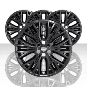 Set of 4 Snap-On Gloss Black 20" 6 Y Spoke Wheel Skins for 2024-2026 GMC Acadia