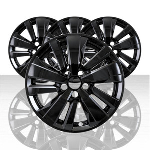 Set of 4 Snap-On Gloss Black 18" Wheel Skins for 22-25 Nissan Pathfinder S/SL/SV