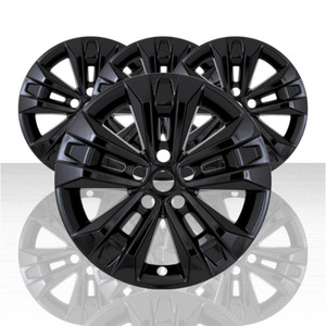 Set of 4 Snap-On Gloss Black 17" Wheel Skins for 2025-2026 Chevrolet Equinox LT