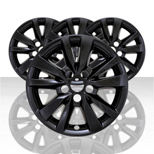 Set of 4 Snap-On Gloss Black 16" Wheel Skins for 2025-2026 Toyota Camry LE