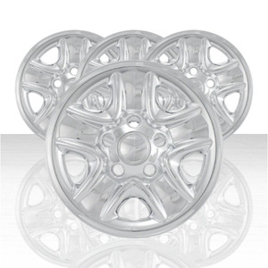 Set of 4 Snap-On Chrome 18" 5 Spoke Wheel Skins for 2007-2021 Toyota Tundra SR5