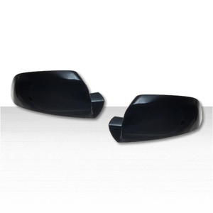 Set of 2 Top Half Mirror Covers for 2014-2024 Toyota 4Runner - Gloss Black