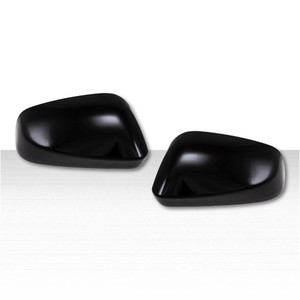 Set of 2 Mirror Covers w/o Turn Signal for 24-26 Toyota Tacoma - Gloss Black