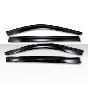 Set of 4 Tape-On Low Profile Rainguard Deflectors for 21-25 Jeep Grand Cherokee