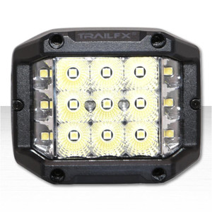 Single White LED 140 Degree Flood Beam Driving/Fog Light [9000 Lm]