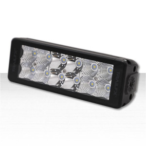 6" Combo Flood/Spot Beam LED Straight Light Bar w/12 Clear LED Bulbs [2280 Lm]