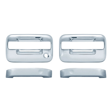 Auto Reflections | Door Handle Covers and Trim | 04-14 Ford F-150 | 11105NK-f-150-Chrome-Door-Handle-Covers