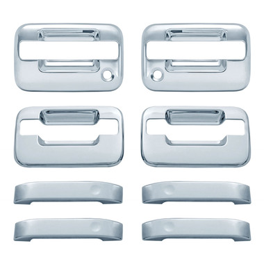 Auto Reflections | Door Handle Covers and Trim | 04-14 Ford F-150 | 11106-f-150-Chrome-Door-Handle-Covers