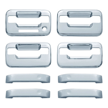 Auto Reflections | Door Handle Covers and Trim | 04-14 Ford F-150 | 11106K-f-150-Chrome-Door-Handle-Covers