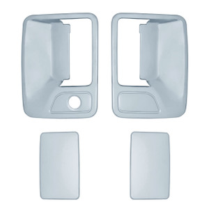 Auto Reflections | Door Handle Covers and Trim | 99-14 Ford Super Duty | 11205k-f-250-350-Chrome-Door-Handle-Covers