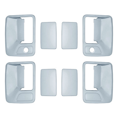 Auto Reflections | Door Handle Covers and Trim | 99-14 Ford Super Duty | 11206-f-250-350-Chrome-Door-Handle-Covers