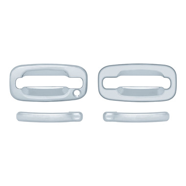 Auto Reflections | Door Handle Covers and Trim | 99-06 GMC Sierra 1500 | 12105K-sierra-Chrome-Door-Handle-Covers