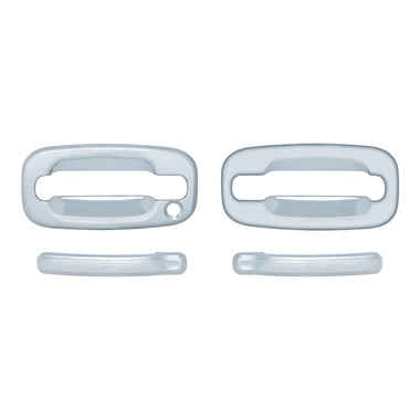 Auto Reflections | Door Handle Covers and Trim | 99-06 Chevrolet Silverado 1500 | 12105K-Silverado-Chrome-Door-Handle-Covers