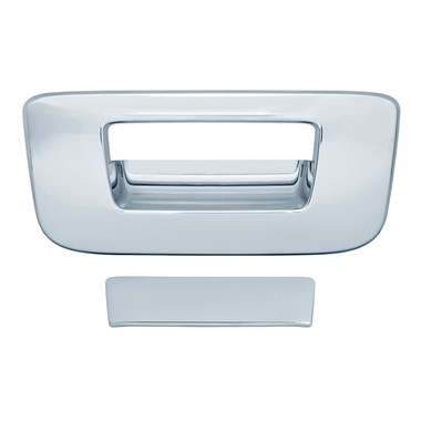 Auto Reflections | Tailgate Handle Covers and Trim | 07-13 Chevrolet Silverado 1500 | 12207-Silverado-Chrome-Tail-Gate-Cover