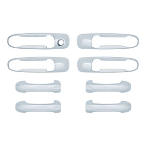 Auto Reflections | Door Handle Covers and Trim | 05-08 Dodge Dakota | 14106K-dakota-Chrome-Door-Handle-Covers