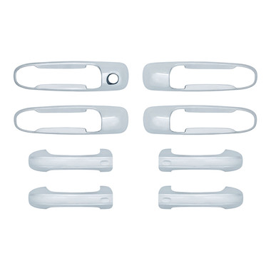 Auto Reflections | Door Handle Covers and Trim | 05-08 Dodge Dakota | 14106K-dakota-Chrome-Door-Handle-Covers