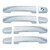 Auto Reflections | Door Handle Covers and Trim | 05-12 Nissan Sentra | 17206K-sentra-Chrome-Door-Handle-Covers