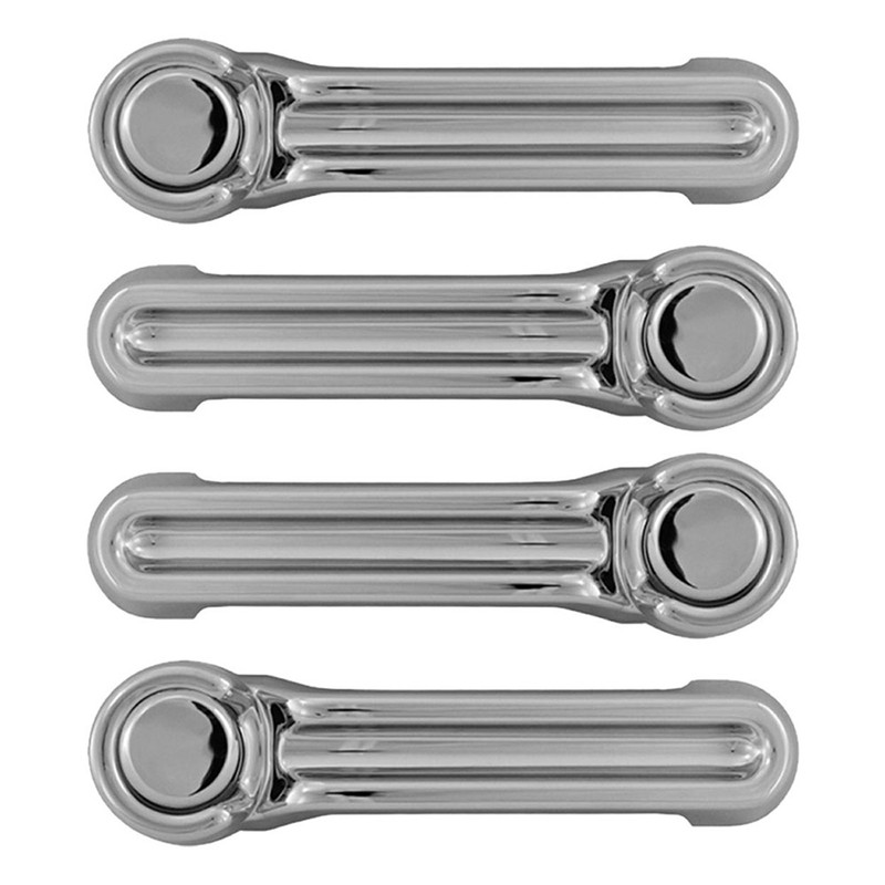 chrome door handle cover Jeep Wrangler JK & Dodge Nitro - Fortec