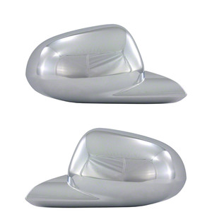 Auto Reflections | Mirror Covers | 07-12 Dodge Caliber | 67411-dodge-caliber-chrome-mirror-covers-factory-style