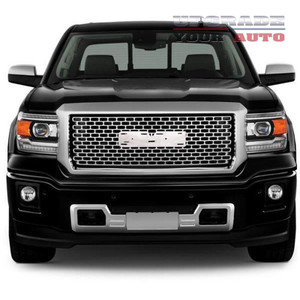 Full Replacement Chrome Factory Style Denali Grille fit for 2014-2015 GMC Sierra