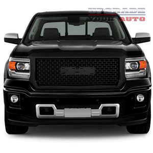 Full Replacement Matte Black Factory Style Denali Grille fits 2014-15 GMC Sierra