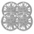 Auto Reflections | Hubcaps and Wheel Skins | Universal | IWC189-16C-Universal-Wheel-Covers