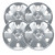 Auto Reflections | Hubcaps and Wheel Skins | Universal | IWC432-15C-Universal-Wheel-Covers