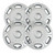 Auto Reflections | Hubcaps and Wheel Skins | Universal | IWC446-16S-Universal-Wheel-Covers