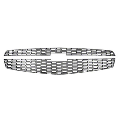 Auto Reflections | Grille Overlays and Inserts | 13 Chevrolet Malibu | IWCGI107-Chevy-Malibu-Chrome-Grille-2013