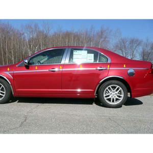 Luxury FX | Side Molding and Rocker Panels | 06-12 Ford Fusion | LUXFX0013