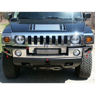 Luxury FX | Bumper Covers and Trim | 03-09 Hummer H2 | LUXFX0279