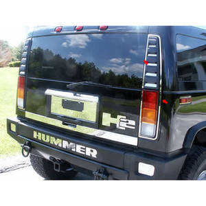 Luxury FX | Front and Rear Light Bezels and Trim | 03-09 Hummer H2 | LUXFX0287