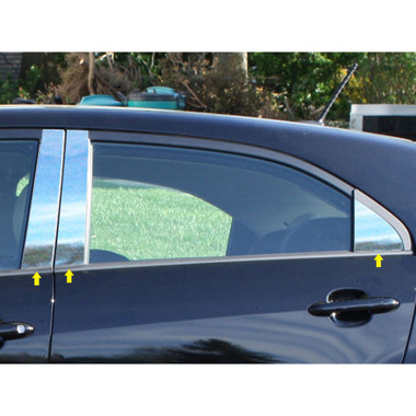 Luxury FX | Pillar Post Covers and Trim | 13-14 KIA Rio | LUXFX0553