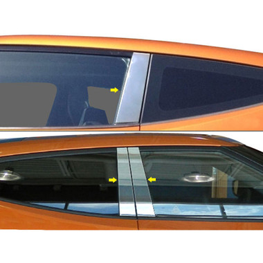 Luxury FX | Pillar Post Covers and Trim | 13-14 Hyundai Veloster | LUXFX0562