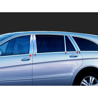 Luxury FX | Pillar Post Covers and Trim | 06-12 Mercedes R Class | LUXFX0636