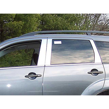 Luxury FX | Pillar Post Covers and Trim | 07-09 Mitsubishi Outlander | LUXFX0653