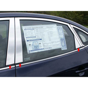 Luxury FX | Pillar Post Covers and Trim | 07-10 Hyundai Elantra | LUXFX0674