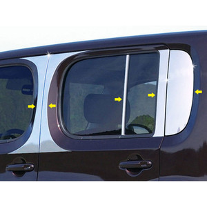 Luxury FX | Pillar Post Covers and Trim | 09-14 Nissan Cube | LUXFX0740