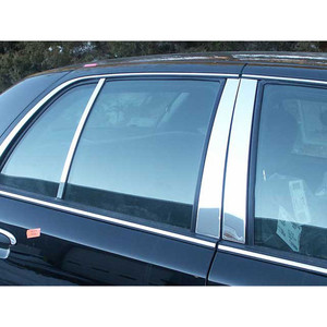 1995 1997 Mercury Grand Marquis 8pc Stainless Steel Rocker Panel Trim 5 Bw Ebay
