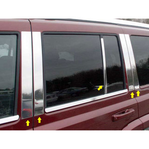 Luxury FX | Pillar Post Covers and Trim | 06-10 Jeep Commander | LUXFX0827