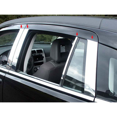 Luxury FX | Pillar Post Covers and Trim | 07-12 Dodge Caliber | LUXFX0880